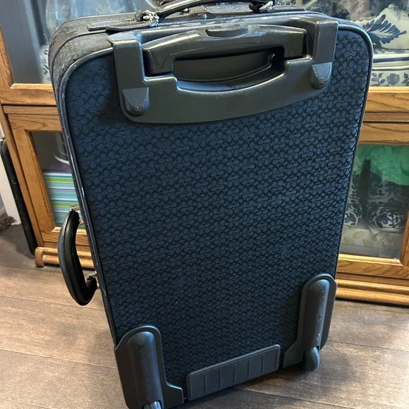 Coach Signature Black luggage suitcase